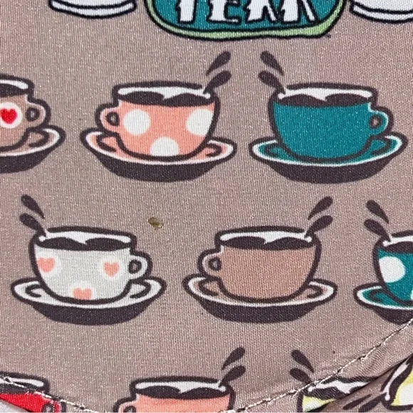 Loungefly Friends Teal and Cream Cup Crossbody Bag - Picture 5 of 6